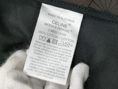 CELINE C Macadam Trench Coat, Size 34