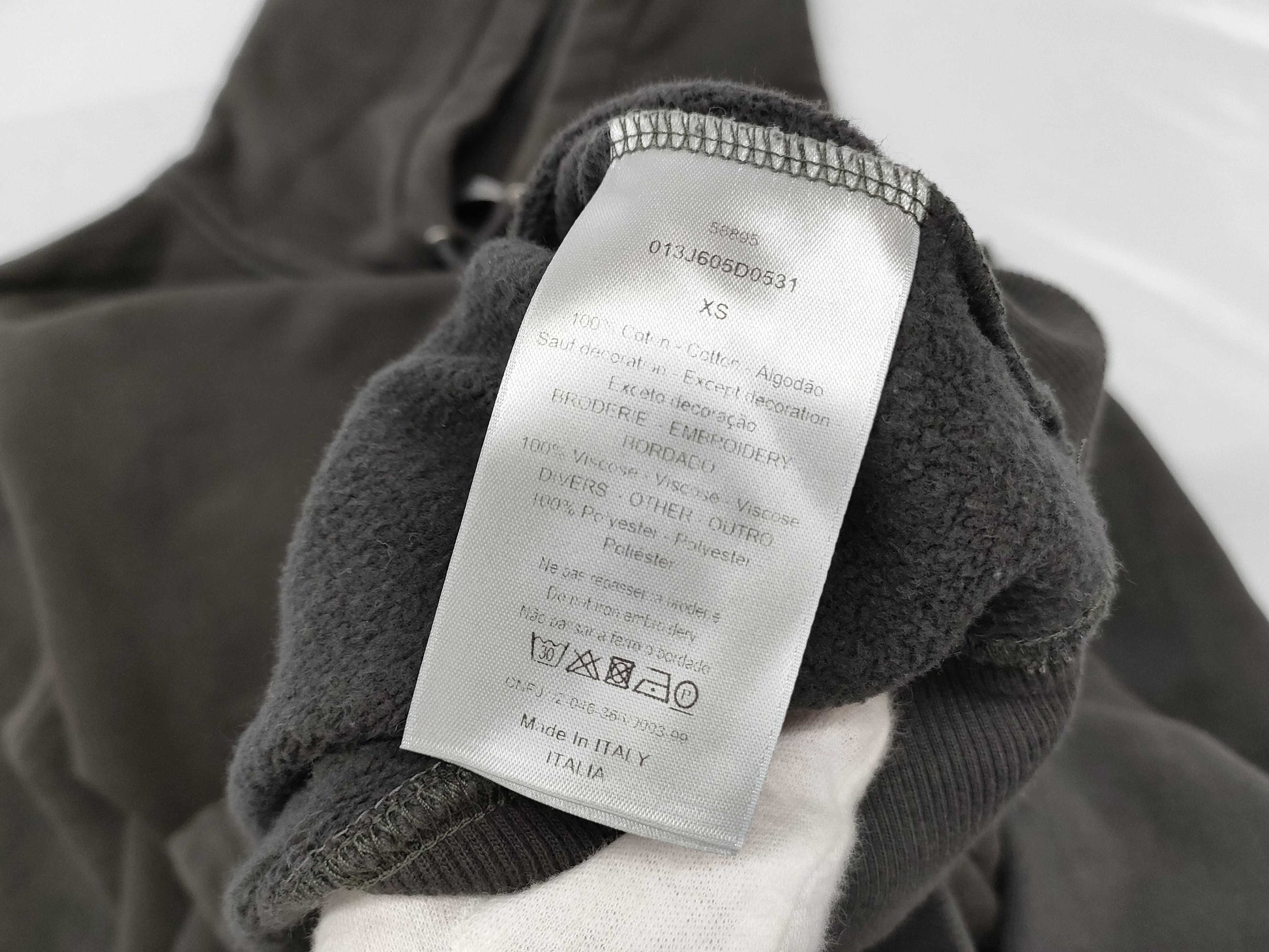 Dior x Raymond Pettibon Embroidered Hoodie XS Top