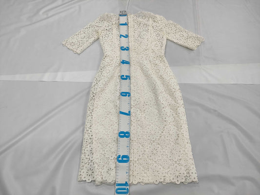 DOLCE & GABBANA Floral Lace 5/8 Sleeve Dress