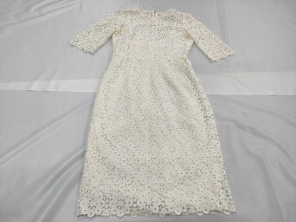 DOLCE & GABBANA Floral Lace 5/8 Sleeve Dress