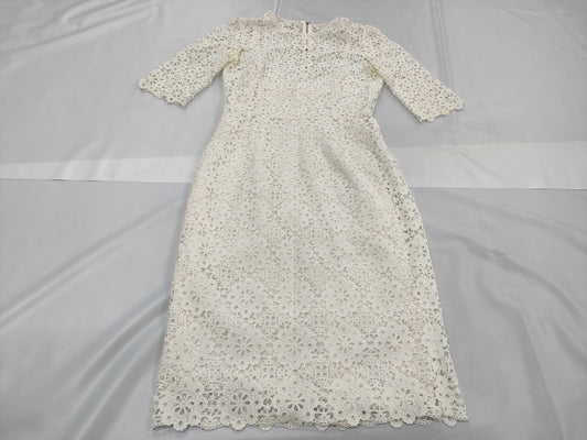 DOLCE & GABBANA Floral Lace 5/8 Sleeve Dress