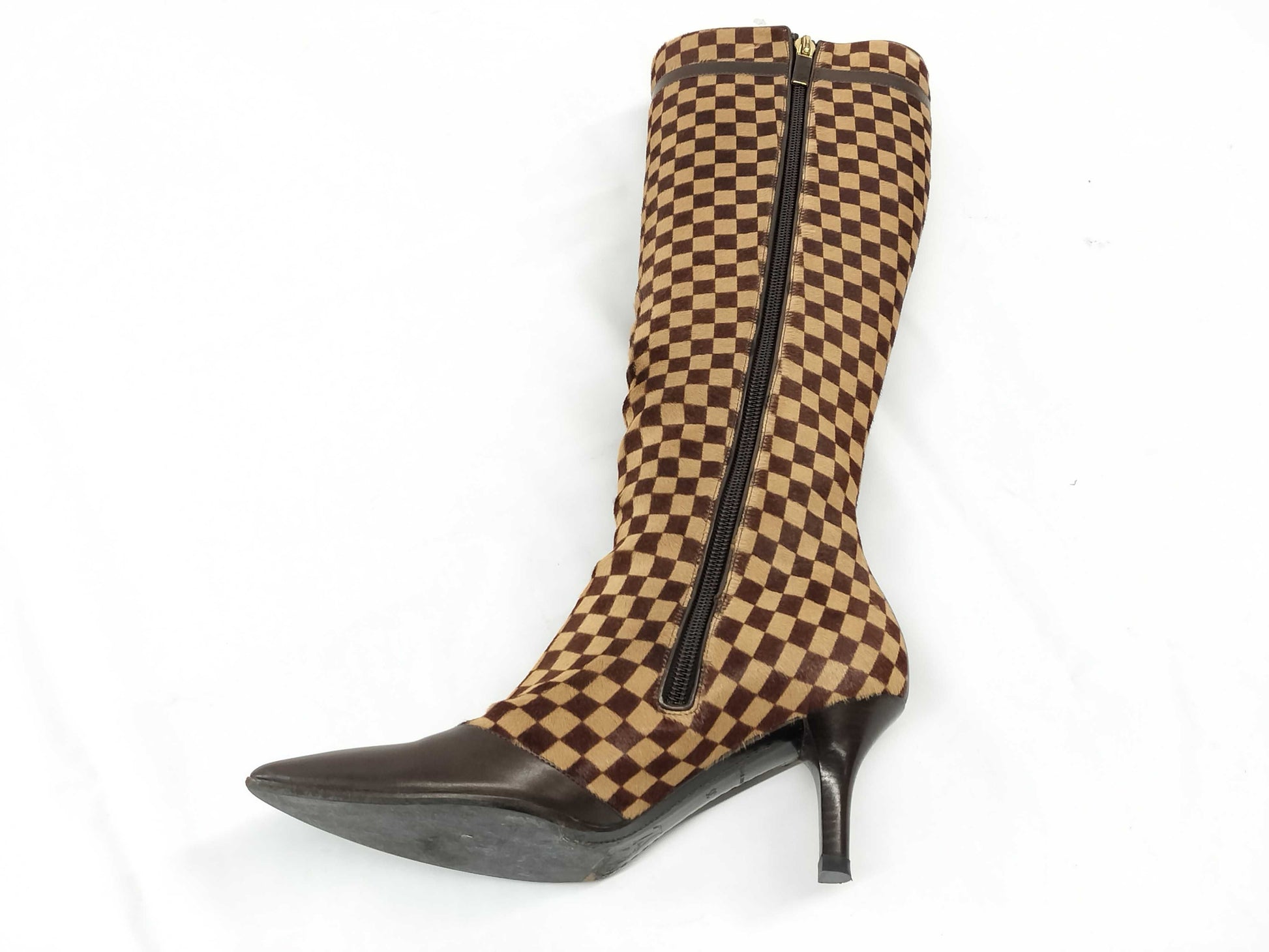 LOUIS VUITTON Damier Sauvage Long Boots Size 35 Other Shoes