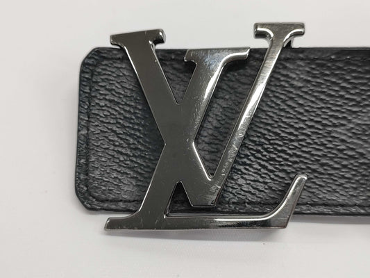 LOUIS VUITTON Monogram Eclipse Santur Belt