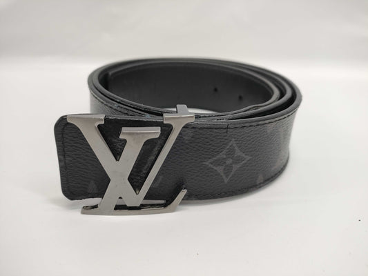 LOUIS VUITTON Monogram Eclipse Santur Belt