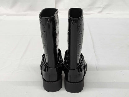 LOUIS VUITTON Drops Flat Half Rain Boots, Size 35