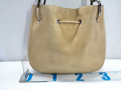 GUCCI Horsebit Leather Shoulder Bag