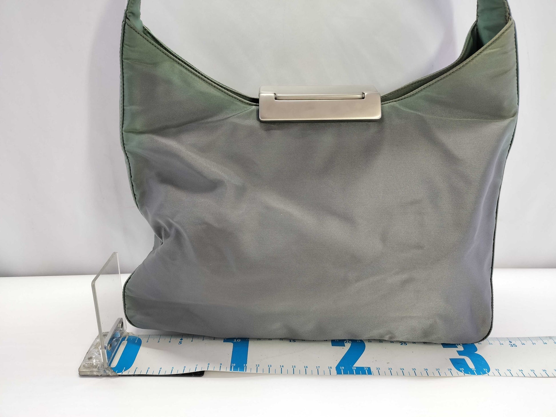 PRADA Nylon Archive Metal Buckle Shoulder Bag