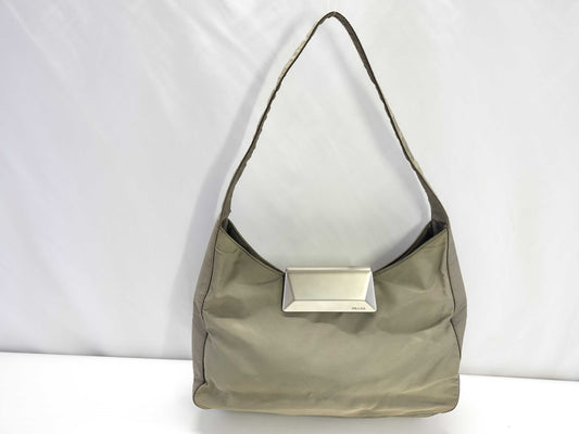 PRADA Nylon 1997FW Archive Metal Buckle Shoulder Bag