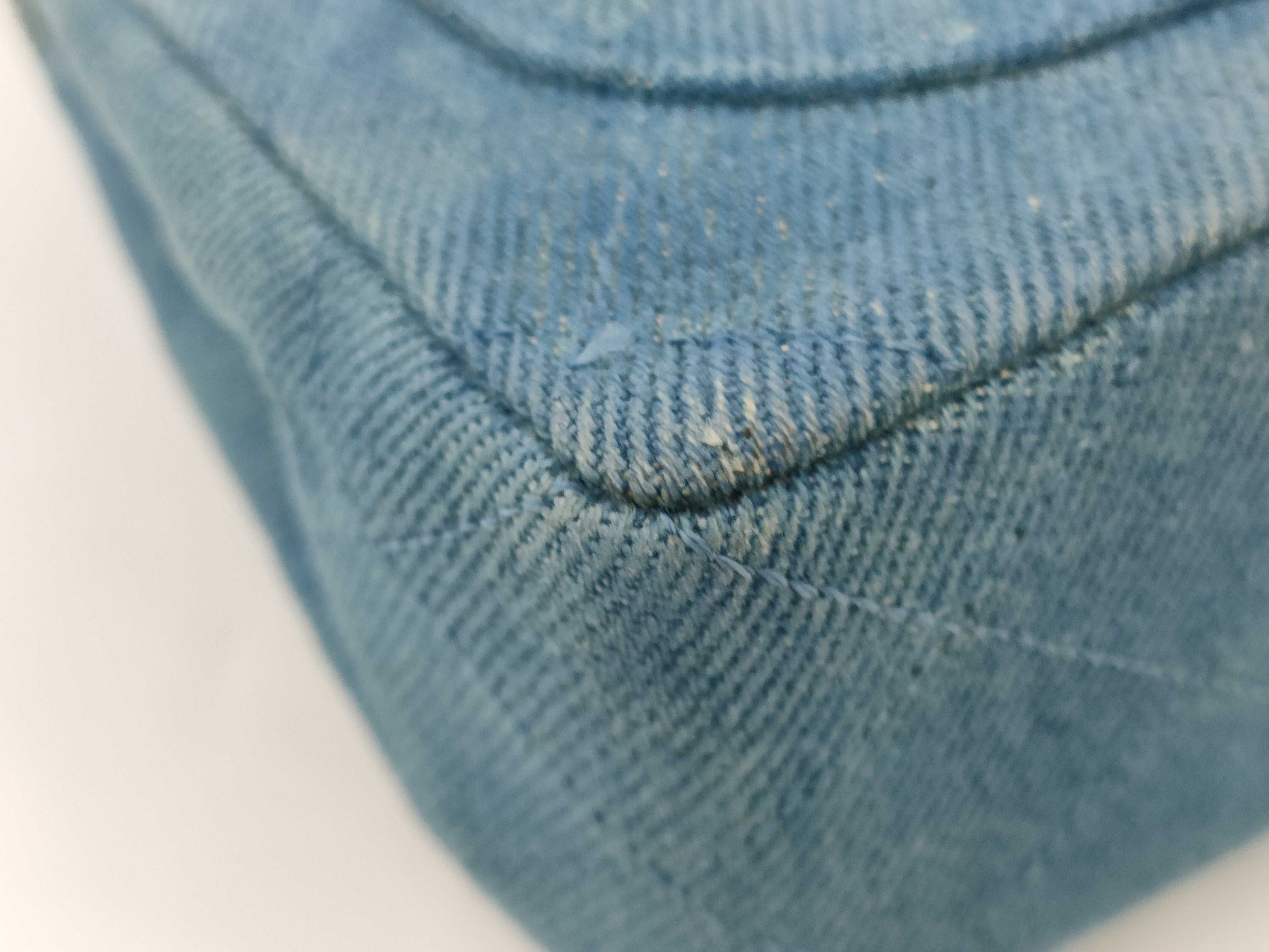 CHANEL Denim Mini Matelasse Shoulder Bag