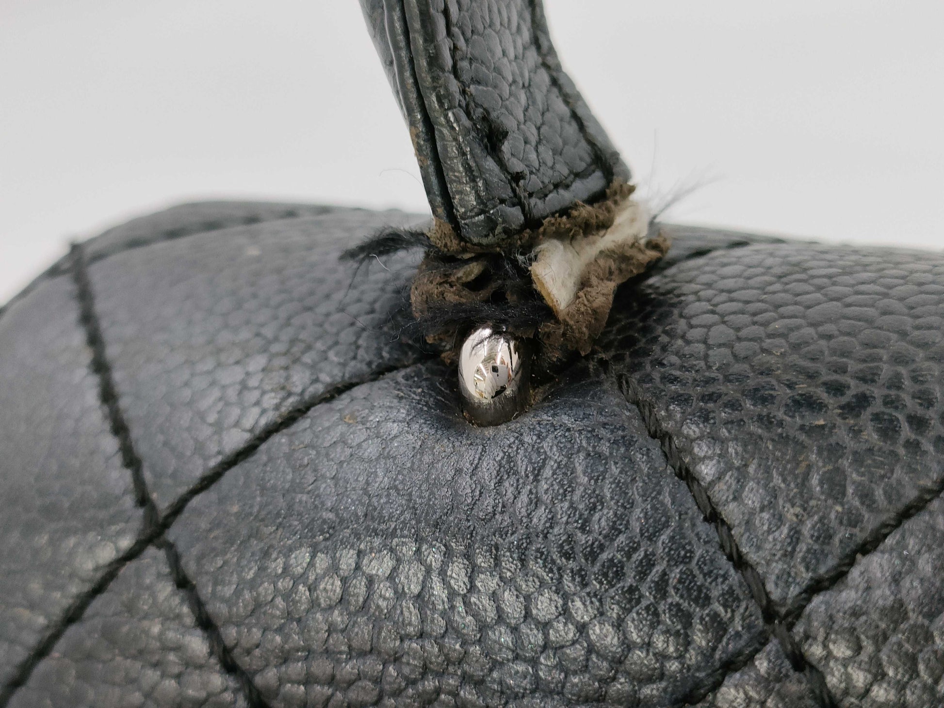 CHANEL Caviar Skin Matelasse Hand Bag