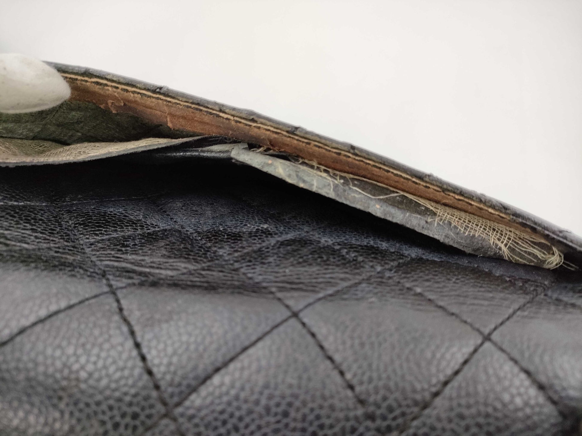 CHANEL Caviar Skin Matelasse Hand Bag