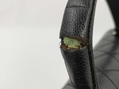 CHANEL Caviar Skin Matelasse Hand Bag