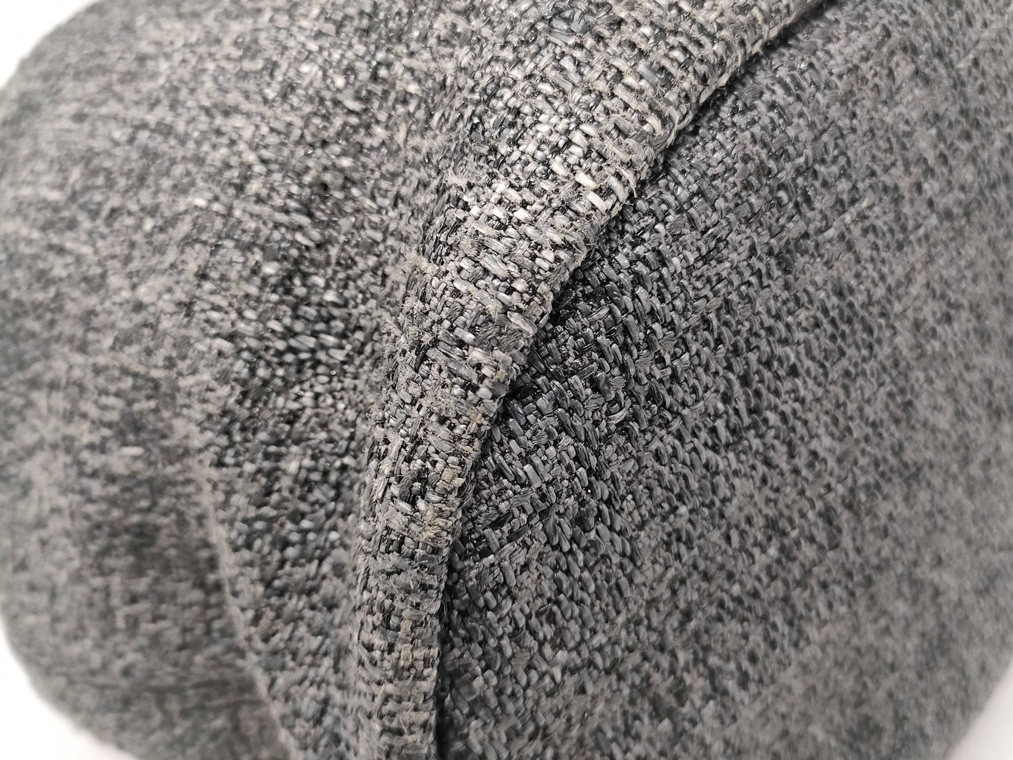 CHANEL Deauville Drawstring Shoulder Bag A57536 Gray with Silver Hardware, Tweed, 27198585