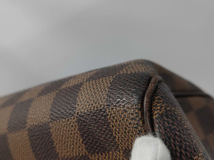 LOUIS VUITTON Rivera GM Damier Ebene Boston Bag N41432 Brown with Gold Hardware, PVC Leather, AR1001 Boston Bag