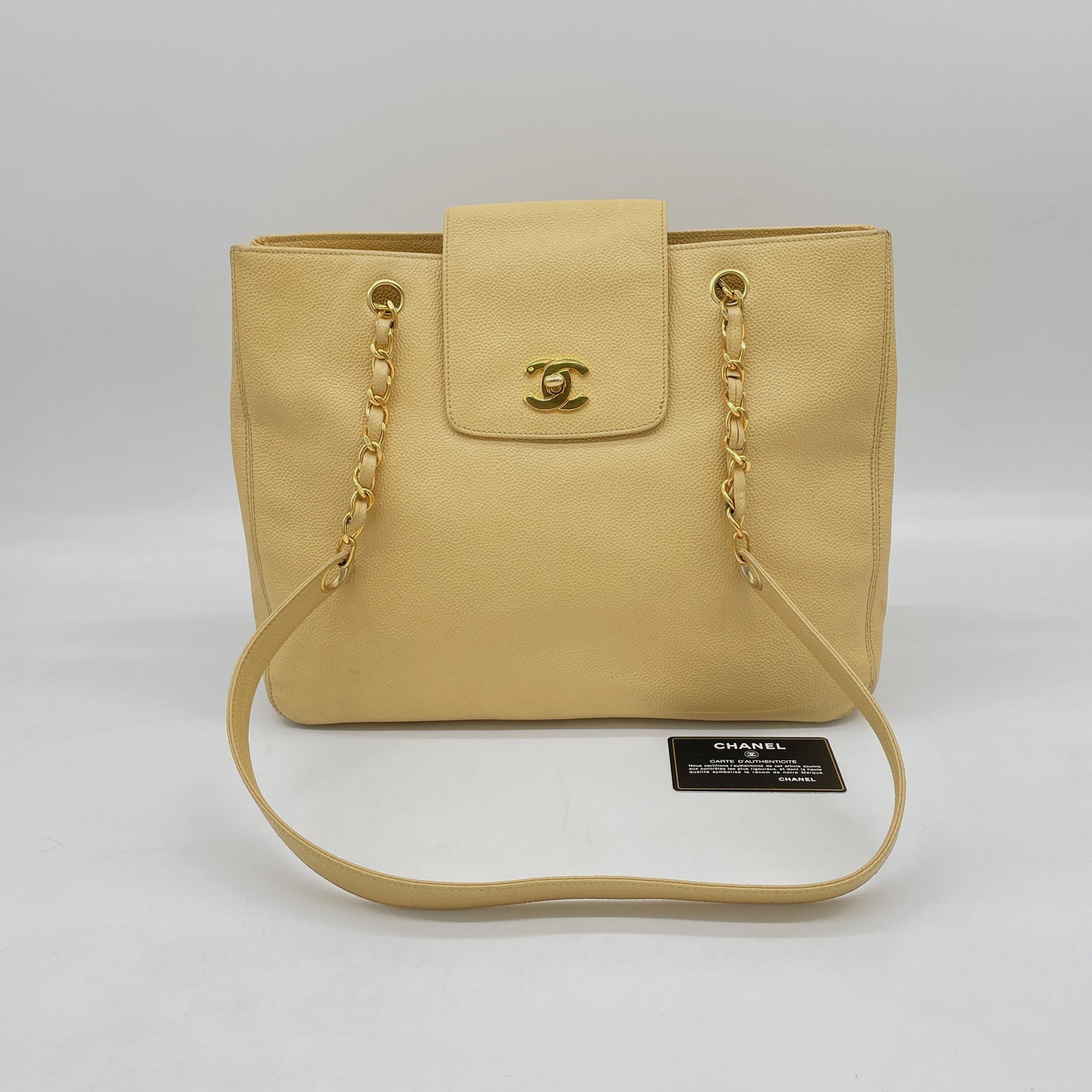 CHANEL CHANEL Coco Mark Chain Tote 4th Series Tote Bag