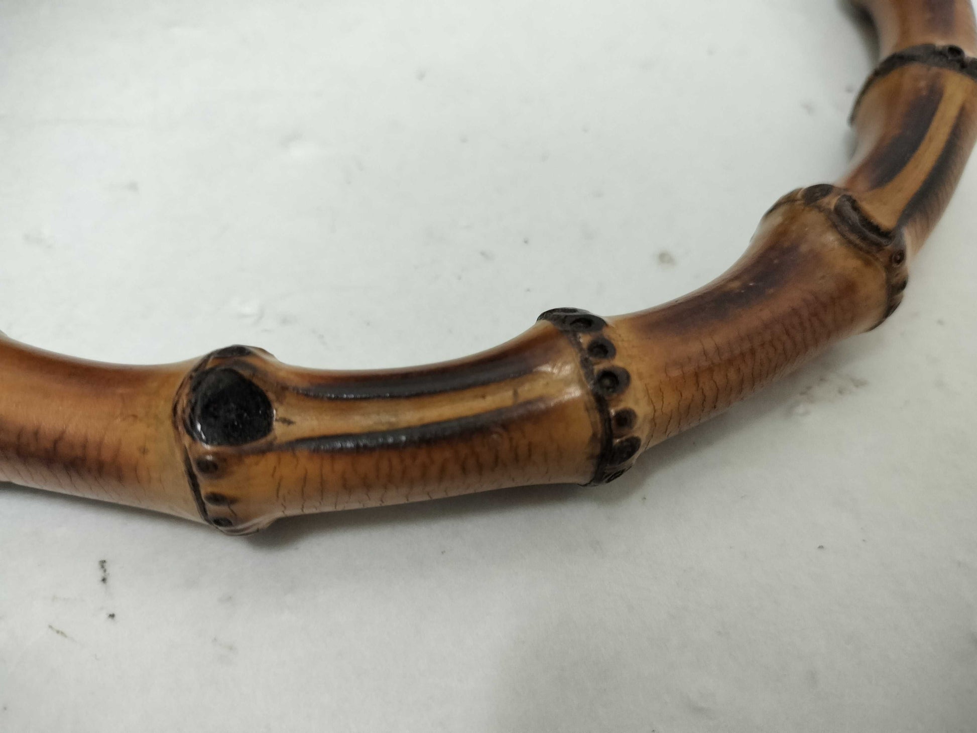 GUCCI Bamboo GUCCI Bamboo Nylon One-Shoulder Bag Brown Nylon Shoulder Bag