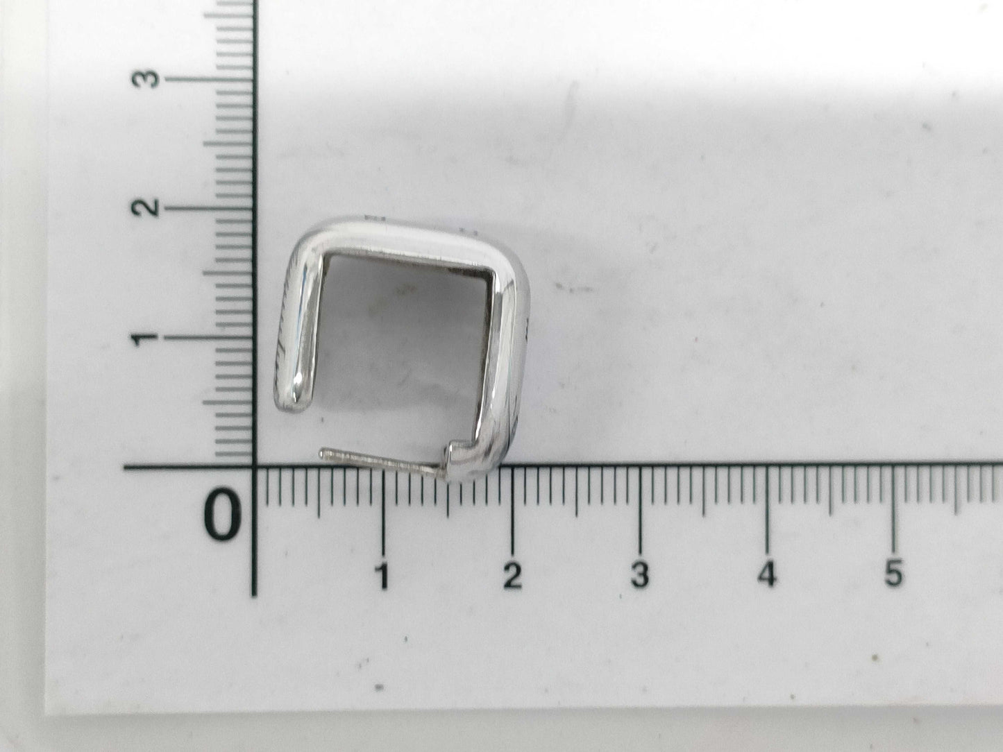 CHANEL CHANEL Silver 925 Logo Earrings 14.0g