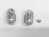 CHANEL CHANEL Silver 925 Logo Earrings 14.0g