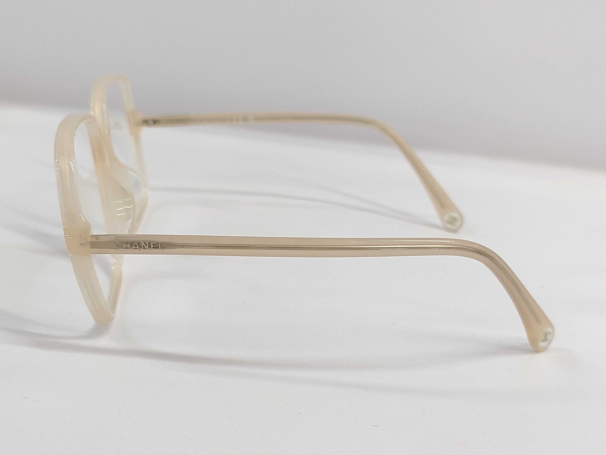  CHANEL Chanel Glasses Ivory 3448-A c.1731 53□16 140 S Sunglasses