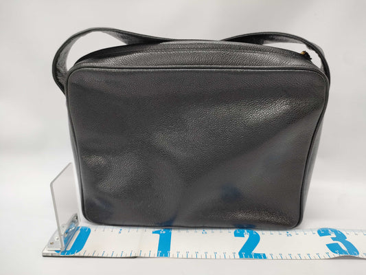 CHANEL Triple Coco Caviar Skin Black Shoulder Bag 3169742