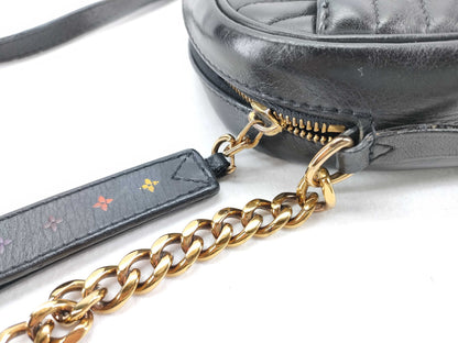 LOUIS VUITTON New Wave Shoulder Bag Black Shoulder Bag