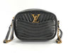 LOUIS VUITTON New Wave Shoulder Bag Black Shoulder Bag