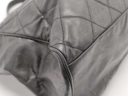 CHANEL Matelasse Chain Shoulder Bag, BC Grade, Seal Included, No. 3, Warranty Card Included, Black Tote Bag