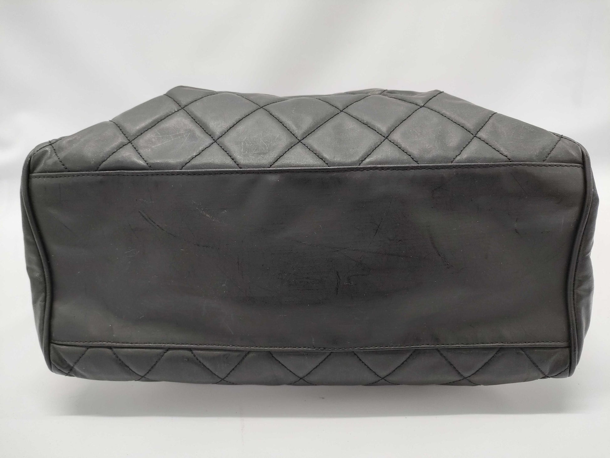 CHANEL Matelasse Chain Shoulder Bag, BC Grade, Seal Included, No. 3, Warranty Card Included, Black Tote Bag