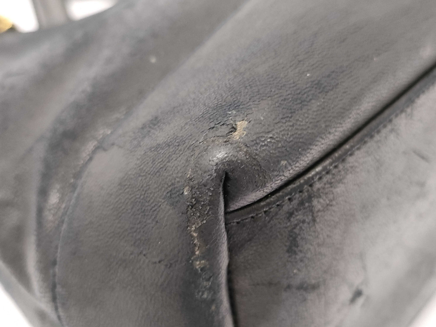 CHANEL Matelasse Shoulder Bag, Chain Shoulder Bag, Lambskin, Black, with Seal Marks, Grade B