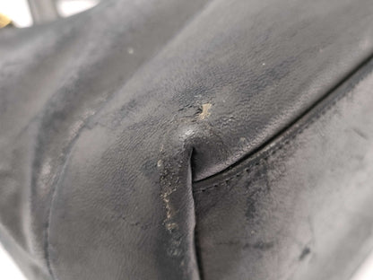 CHANEL Matelasse Shoulder Bag, Chain Shoulder Bag, Lambskin, Black, with Seal Marks, Grade B