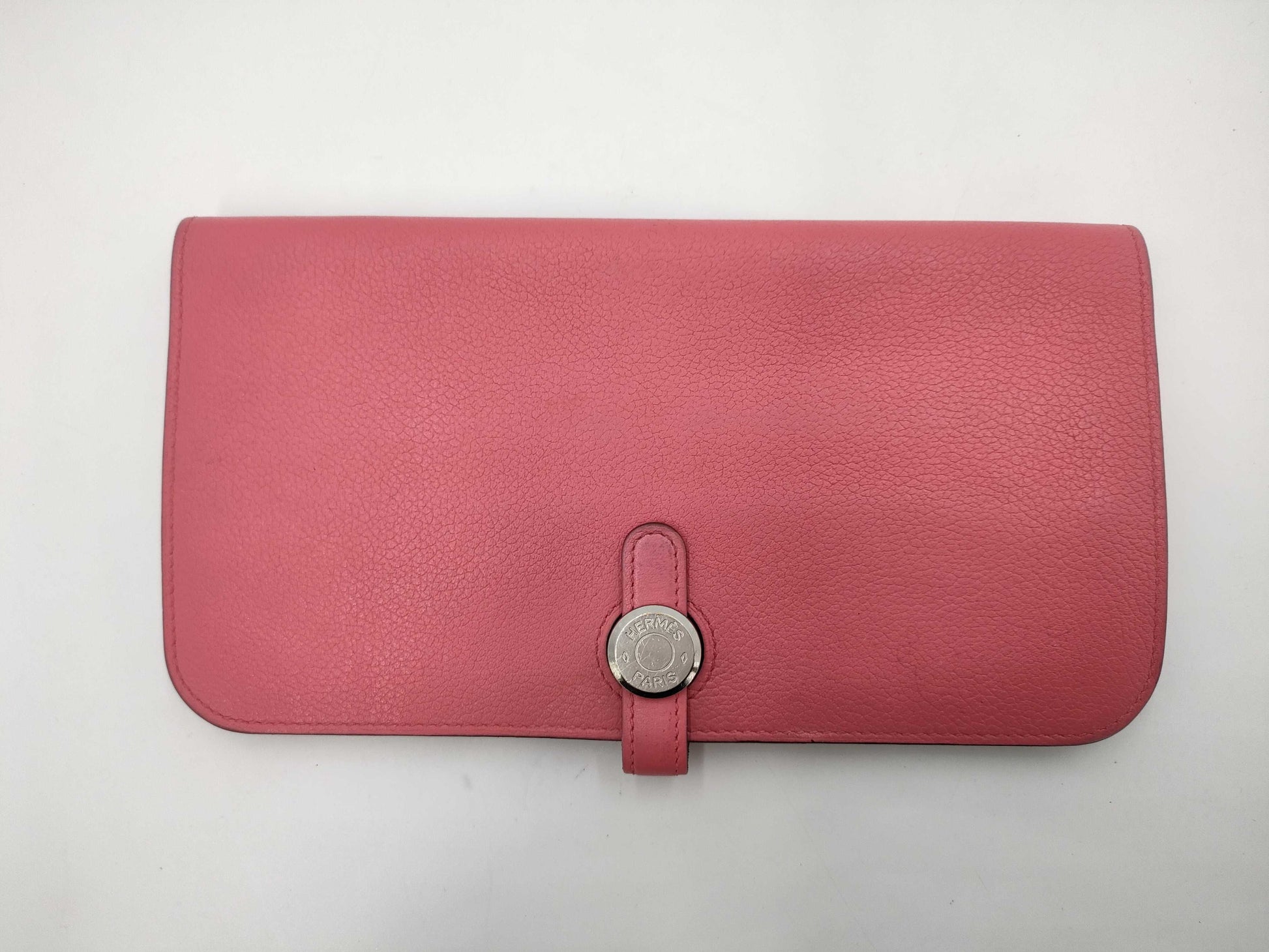 HERMES HERMES Dogon Long Wallet Engraved A Wallet