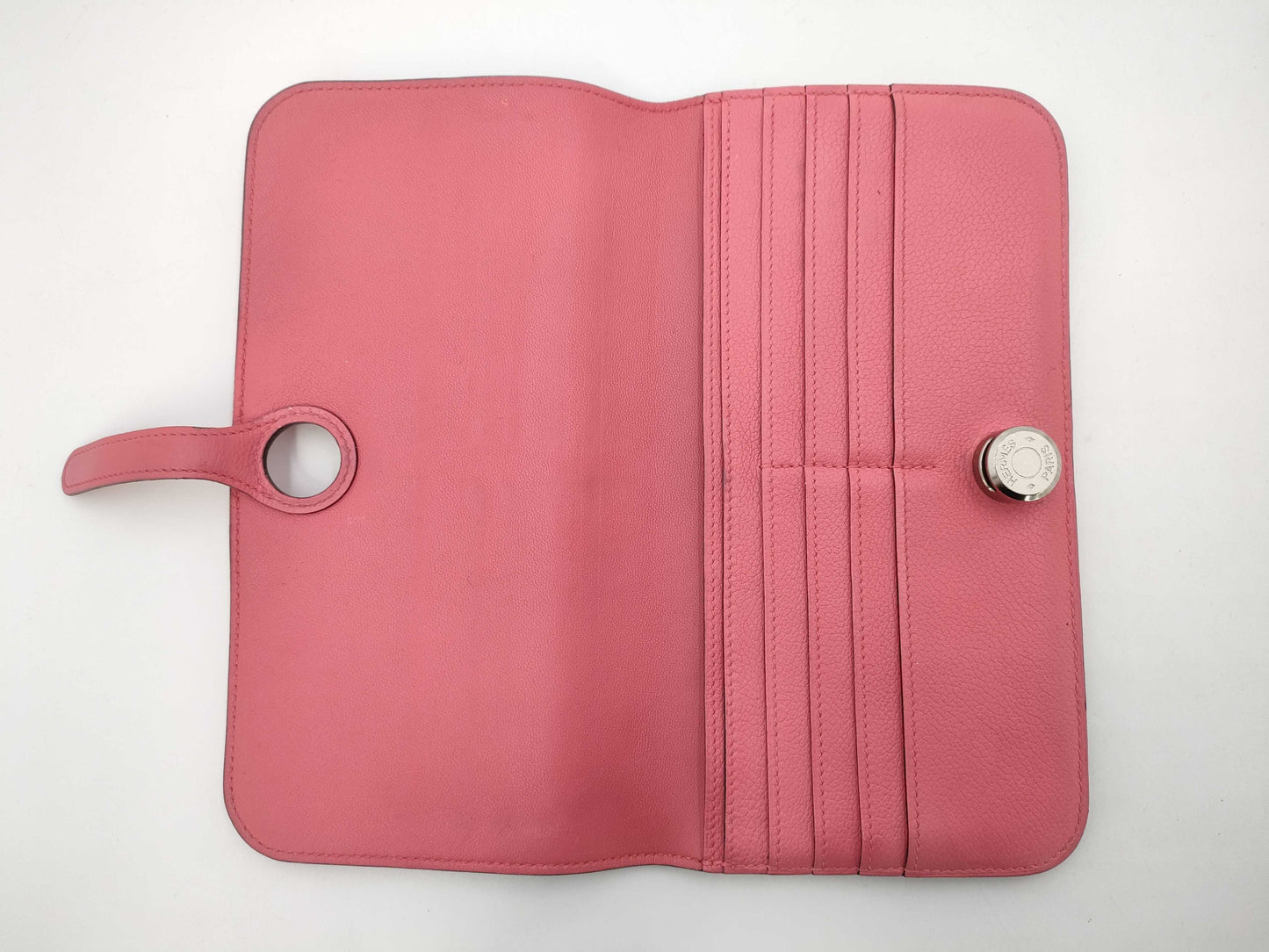 HERMES HERMES Dogon Long Wallet Engraved A Wallet