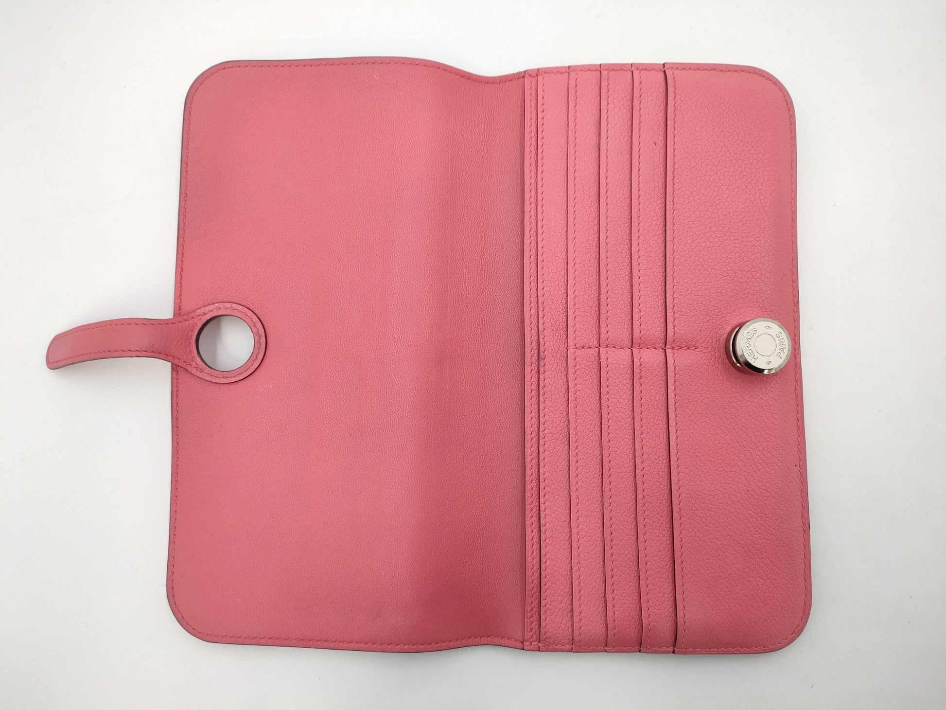 HERMES HERMES Dogon Long Wallet Engraved A Wallet