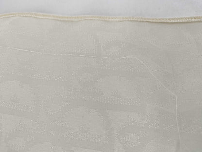 Dior Trotter Trotter Scarf with Ribbon Tie, Silk, White