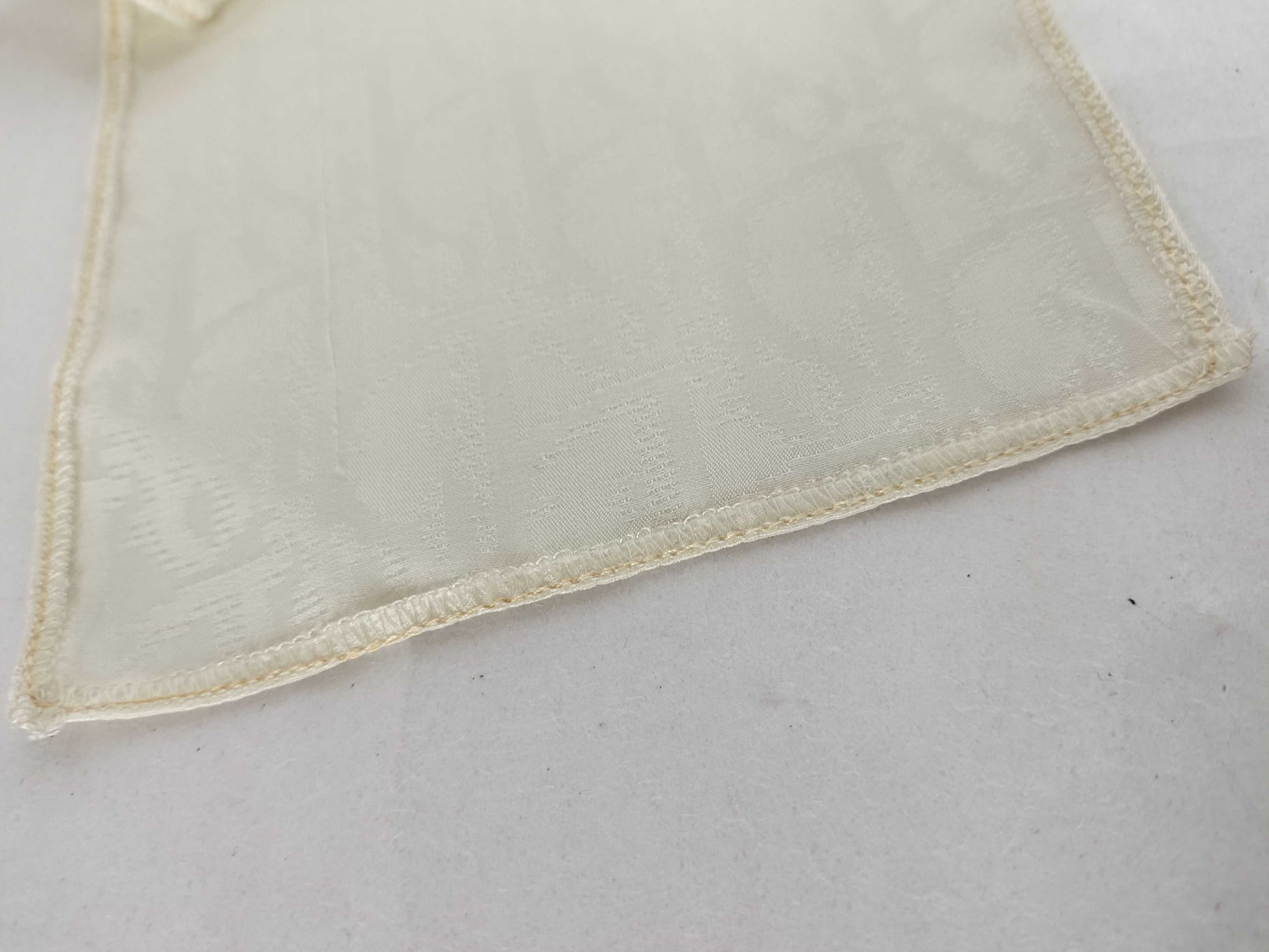 Dior Trotter Trotter Scarf with Ribbon Tie, Silk, White