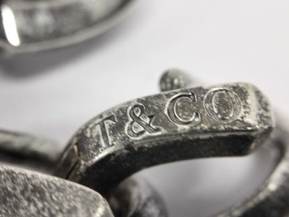 Tiffany & Co. Tiffany Forge Large Link Bracelet, Oxidized Finish, 16 Links , Ag925, 77.0g