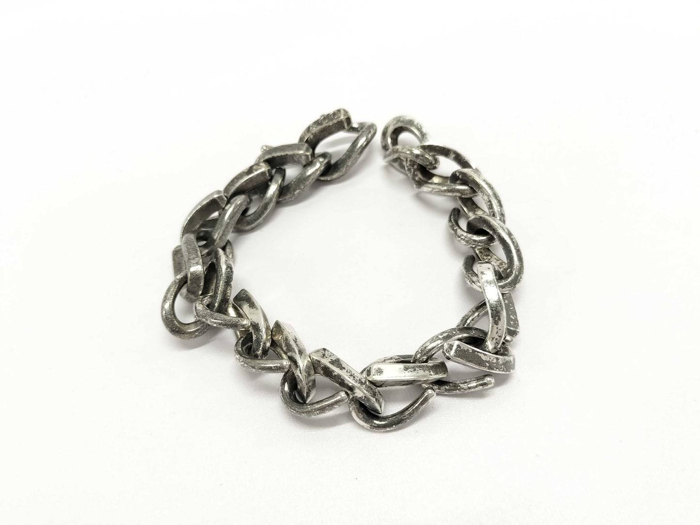 Tiffany & Co. Tiffany Forge Large Link Bracelet, Oxidized Finish, 16 Links , Ag925, 77.0g