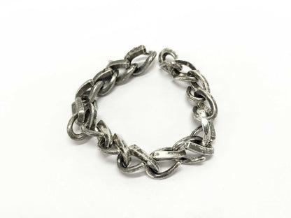 Tiffany & Co. Tiffany Forge Large Link Bracelet, Oxidized Finish, 16 Links , Ag925, 77.0g