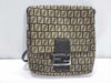 FENDI Zucchino Shoulder Bag in Mamma Bucket, Brown with Black FF Hardware