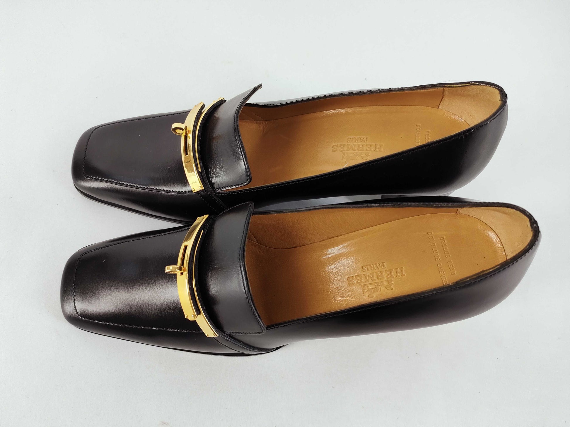 HERMES Kelly Pumps, Brand Size 26, Japanese Size 23.0cm