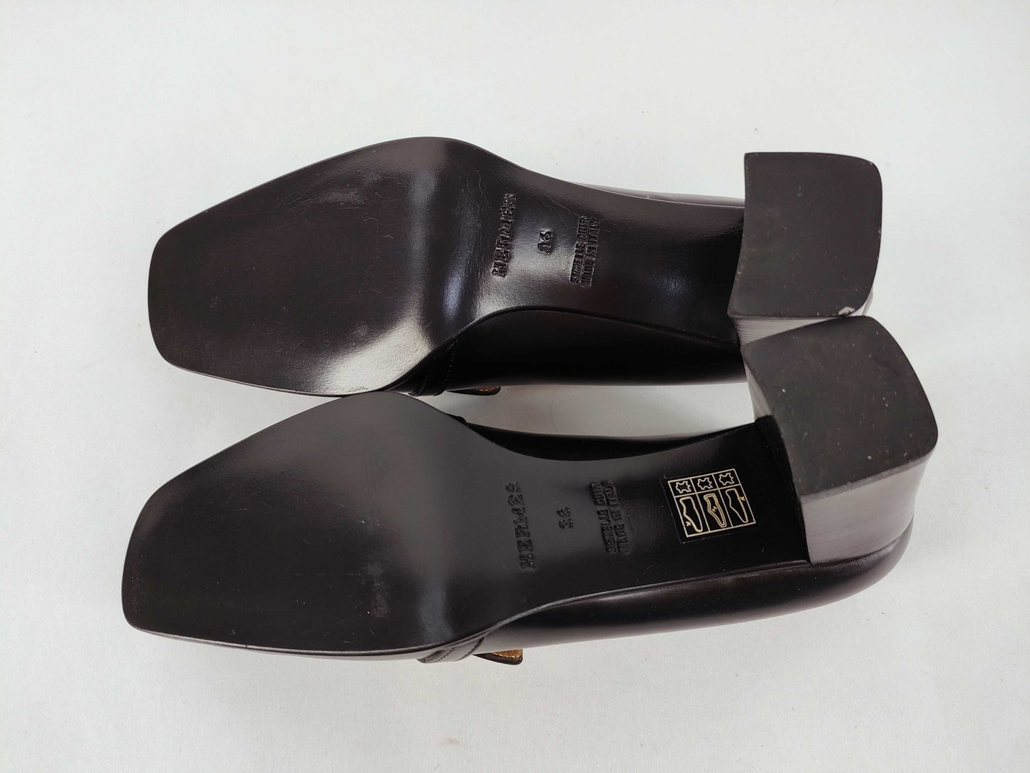 HERMES Kelly Pumps, Brand Size 26, Japanese Size 23.0cm