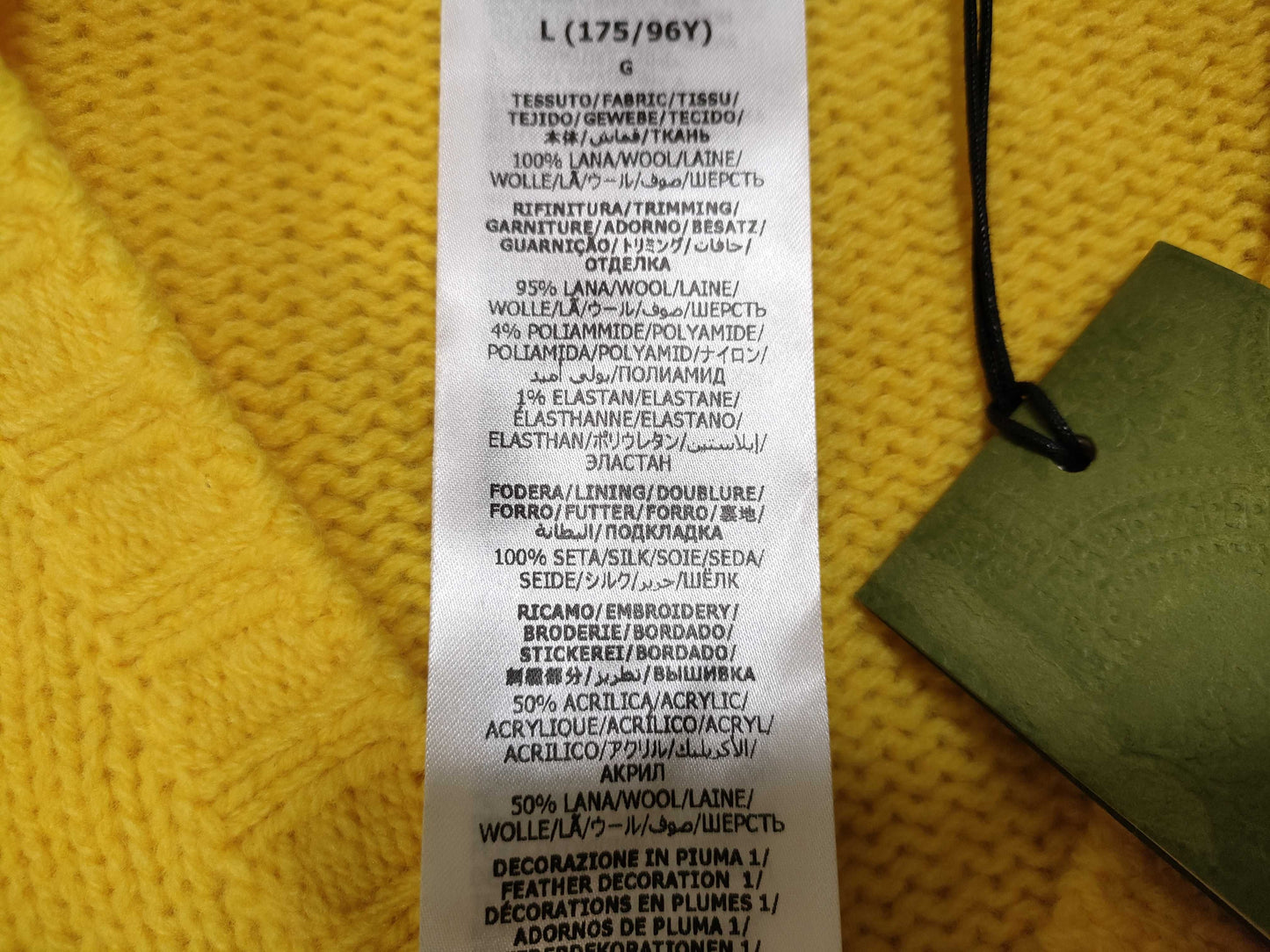 GUCCI Knit Sweater with Tags, Removable Fur, Top