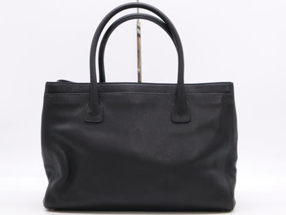 CHANEL Caviar Skin Coco Mark Tote Bag with Turn Lock, Black GD Hardware, Seal, and Card Included 9040469 Tote Bag