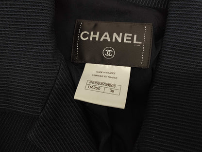 CHANEL P51553 Cotton Chain Button Tailored Jacket Size: 38 Jacket