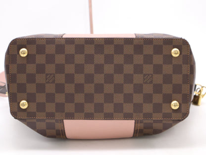 LOUIS VUITTON N44041 Damier Jersey Tote Bag with Shoulder Strap, Cloche, Cadena, and 2 Keys