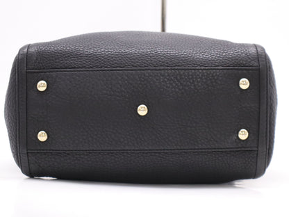 GUCCI Leather Soho 2-way Handbag/Shoulder Bag in Black with Shoulder Strap