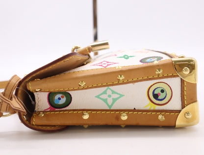 LOUIS VUITTON M92055 Monogram Pochette I Miss You Bron Handbag with Cadena, 2 Keys, and Cloche