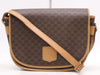 CELINE Macadam Shoulder Bag, Brown, GD Hardware