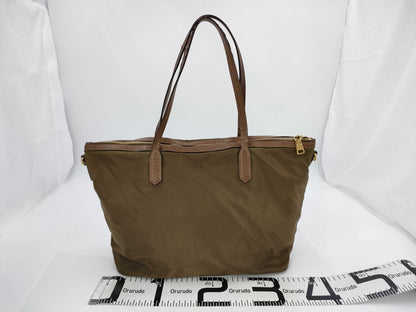 PRADA Nylon Tote Bag Khaki Brown Tote Bag
