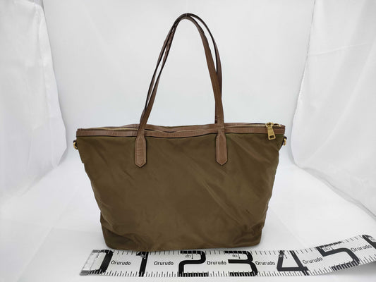 PRADA Nylon Tote Bag Khaki Brown Tote Bag